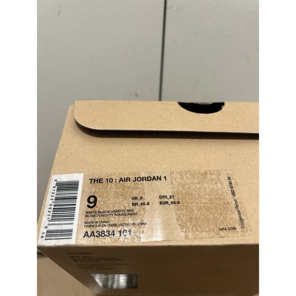 Size 9 - Jordan 1 Retro OG x Off-White High Chicago | AA3834-101 main image 12